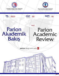 Parion Akademik Bakış Dergisi 2023 Cilt 2 Sayı 1
