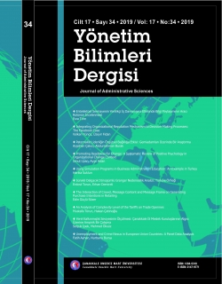 Yıl:2019 Cilt:17 Sayı:34
